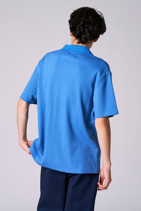 Polo met korte mouwen - blauw