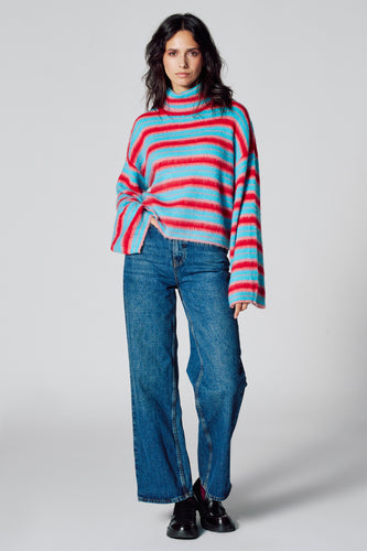 Pull met rolkraag - multicolor - Le Fabuleux Marcel de Bruxelles