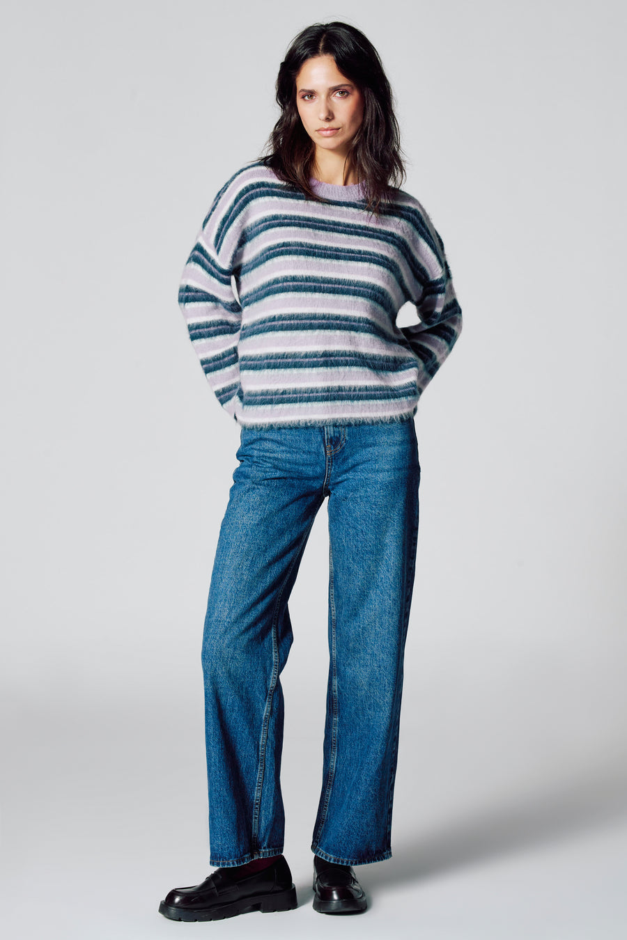 Pull à col rond - multicolore - Le Fabuleux Marcel de Bruxelles