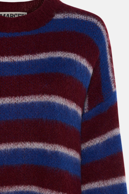 Pull met ronde hals - multicolor