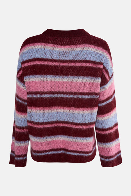 Pull met ronde hals - multicolor