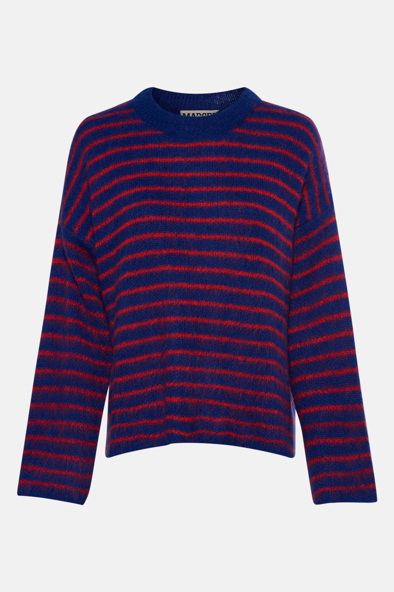 Pull met ronde hals - multicolor