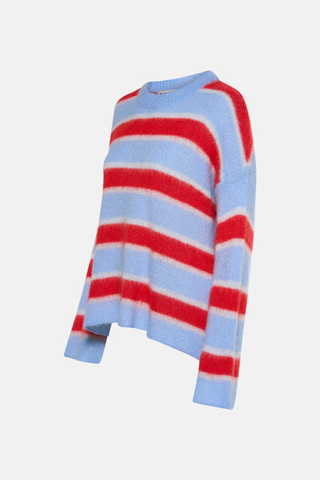 Pull met ronde hals - multicolor