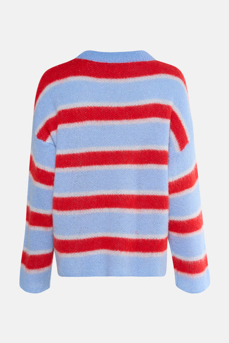 Pull met ronde hals - multicolor