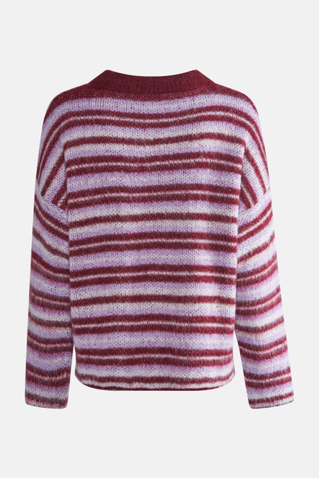 Pull met ronde hals - multicolor