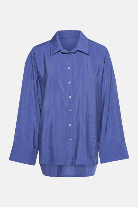 Hemd (lange mouwen) Dark blue denim - Le Fabuleux Marcel de Bruxelles