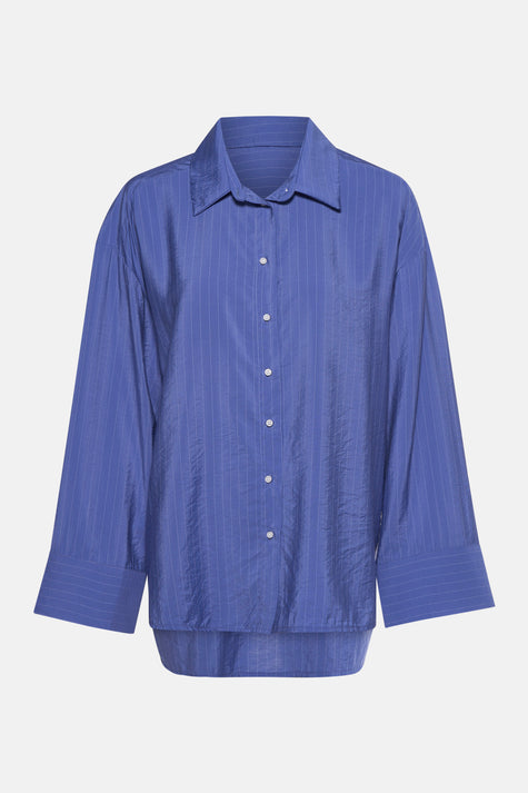 Hemd (lange mouwen) Dark blue denim - Le Fabuleux Marcel de Bruxelles