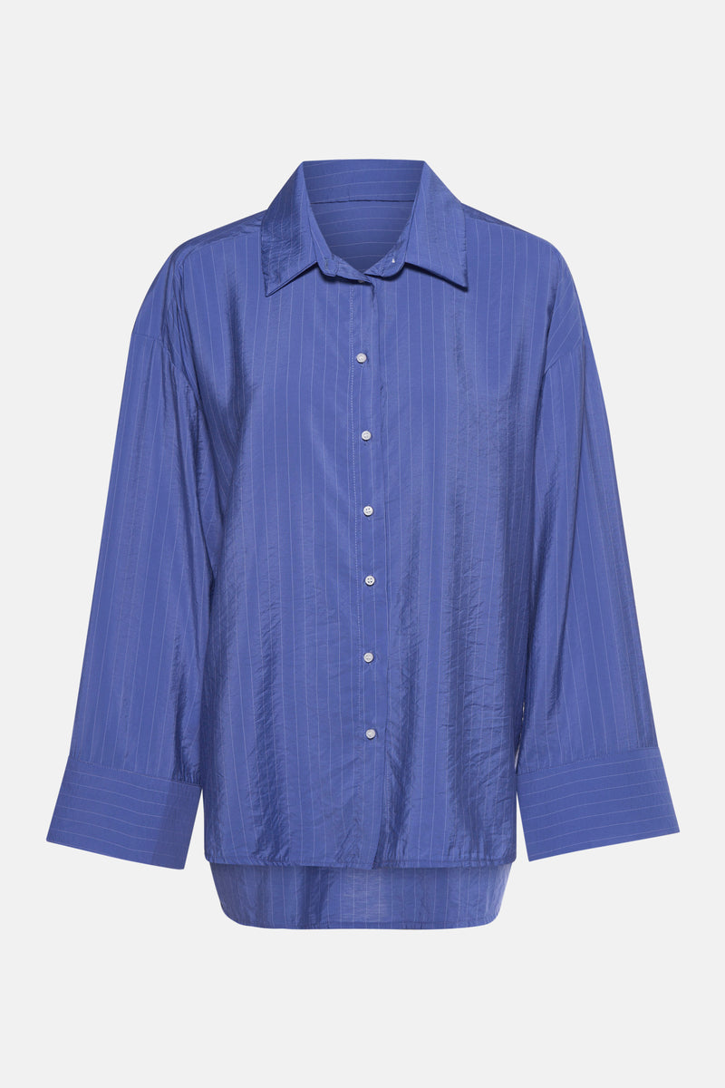 Hemd (lange mouwen) Dark blue denim - Le Fabuleux Marcel de Bruxelles