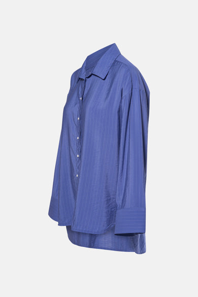 Chemisier (manches longues) Dark blue denim - Le Fabuleux Marcel de Bruxelles
