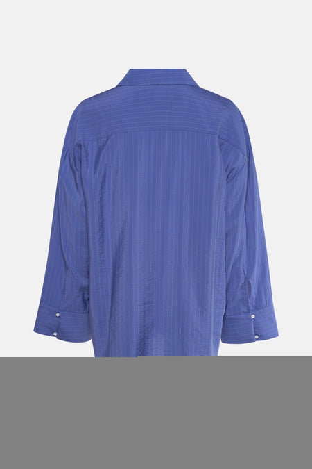 Hemd (lange mouwen) Dark blue denim - Le Fabuleux Marcel de Bruxelles