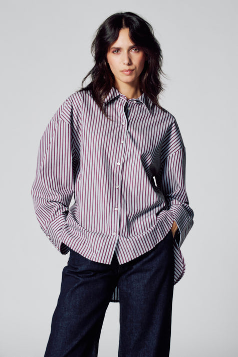 Chemise à manches longues - Multicolore