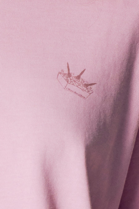 Top uni manche courte Rose - Le Fabuleux Marcel de Bruxelles