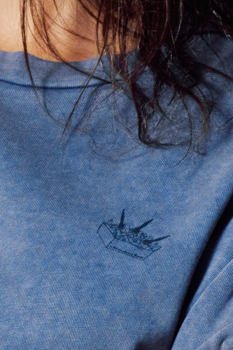 T-shirt à manches courtes - Bleu - Le Fabuleux Marcel de Bruxelles