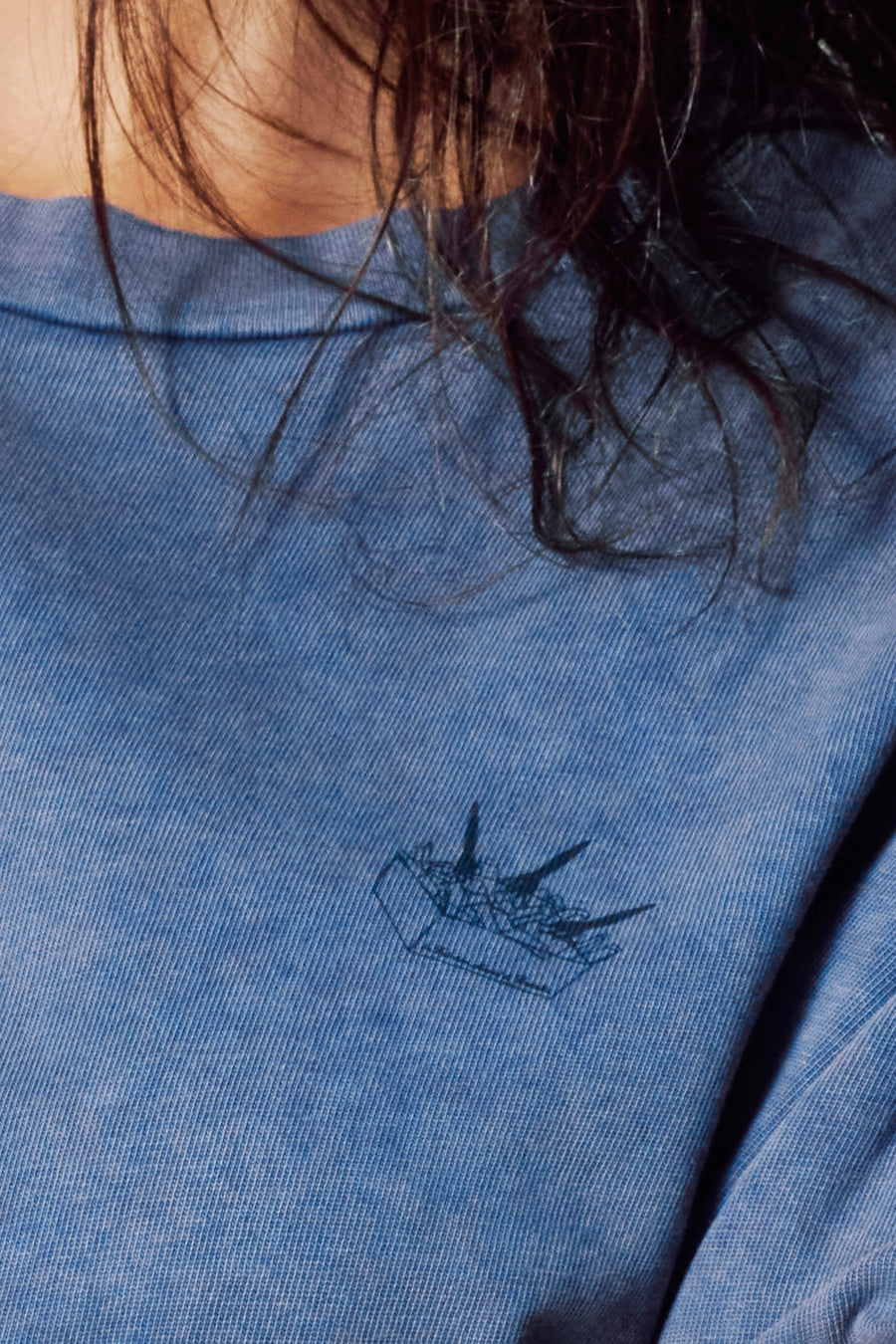 T-shirt à manches courtes - Bleu - Le Fabuleux Marcel de Bruxelles