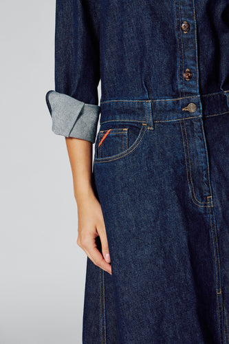 Robe à manches longues - dark blue denim - Le Fabuleux Marcel de Bruxelles