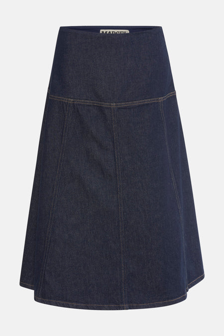 Jupe longue dark blue denim - Le Fabuleux Marcel de Bruxelles