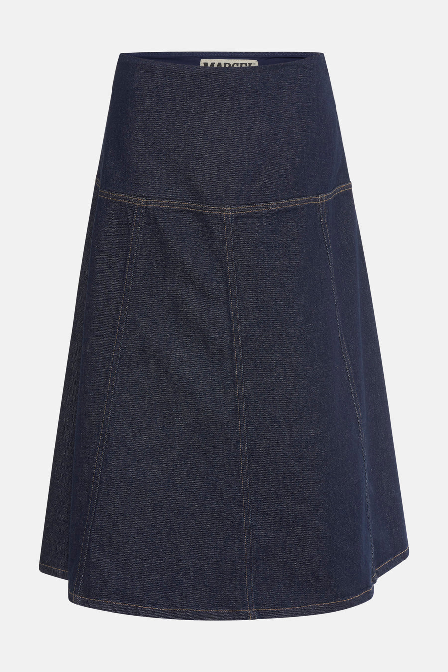 Jupe longue - dark blue denim