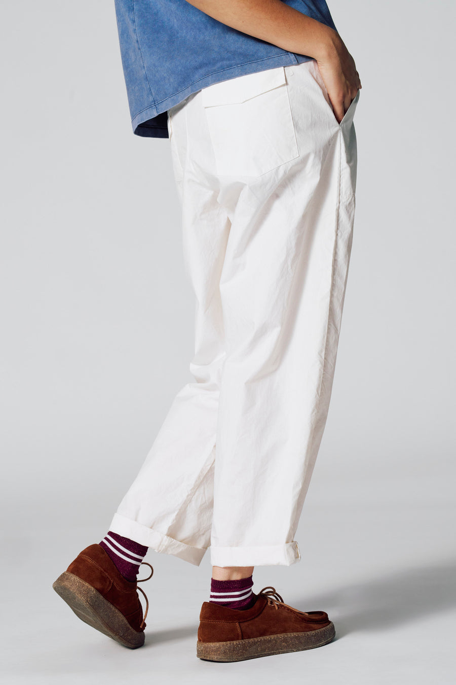 Pantalon 7/8 - Blanc - Le Fabuleux Marcel de Bruxelles - 4