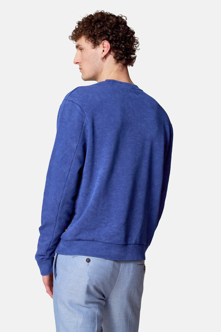 Sweater met ronde hals Blauw - Le Fabuleux Marcel de Bruxelles