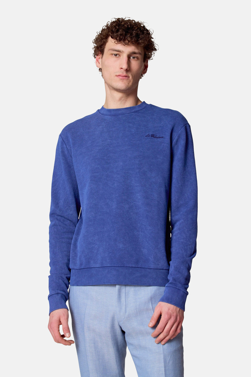Sweater met ronde hals Blauw - Le Fabuleux Marcel de Bruxelles