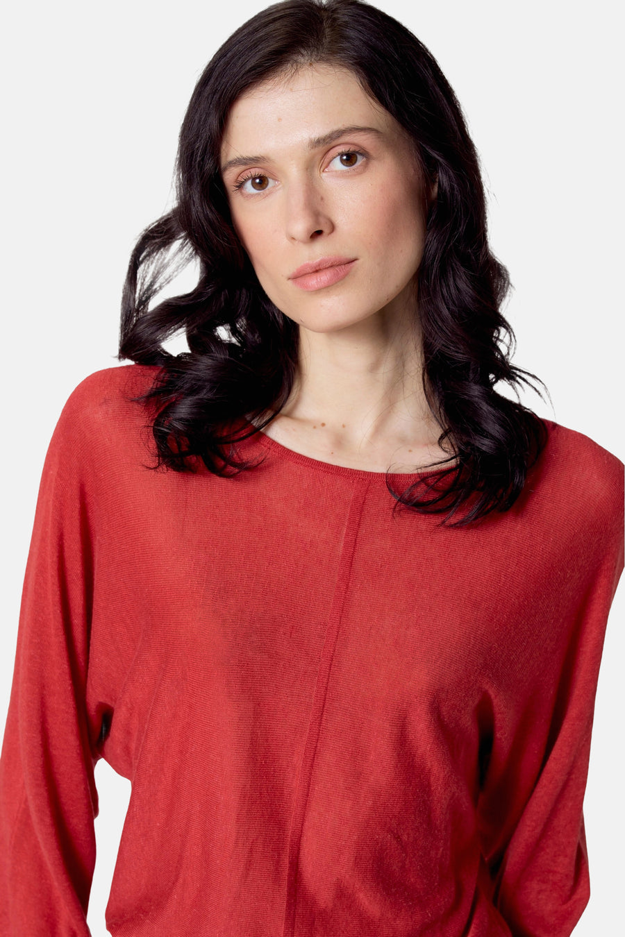 Pull met ronde hals - rood - Le Fabuleux Marcel de Bruxelles