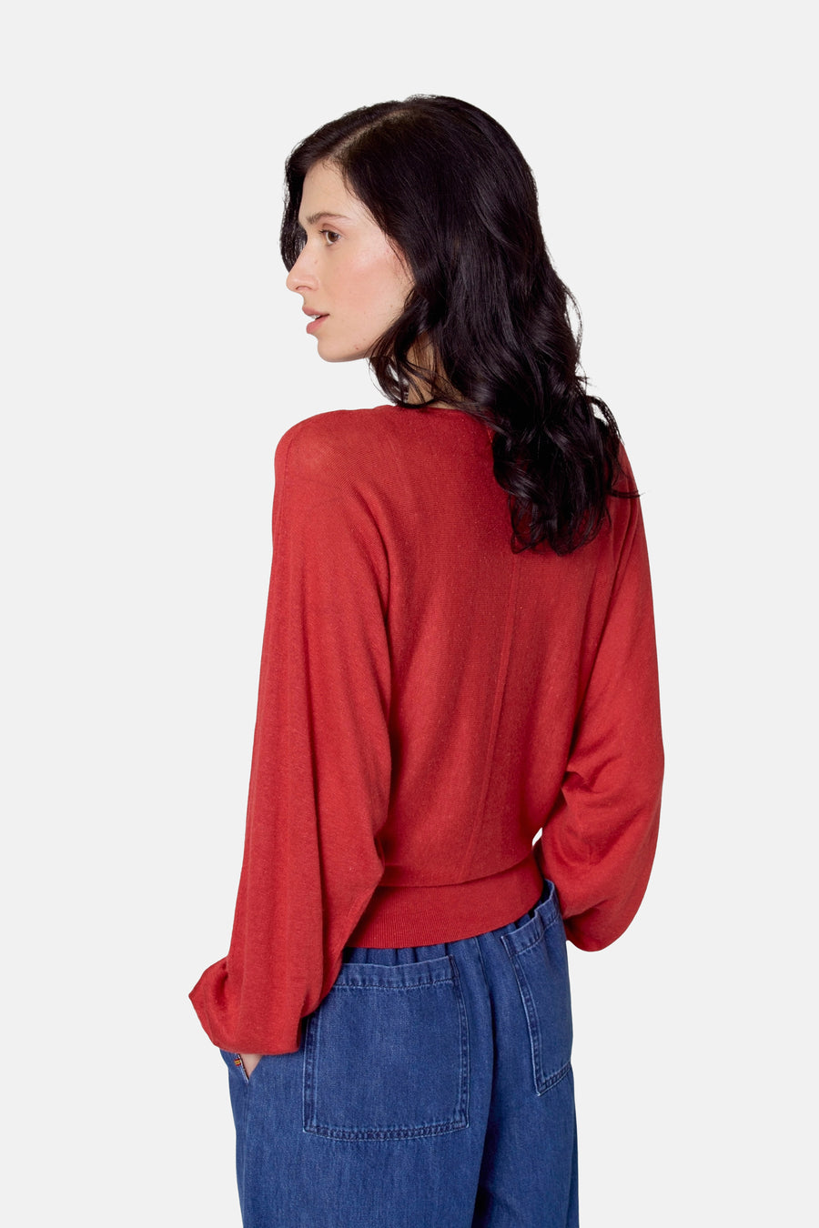 Pull met ronde hals - rood - Le Fabuleux Marcel de Bruxelles