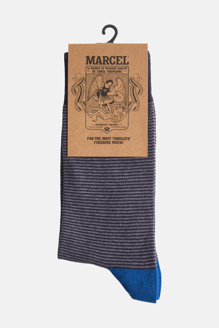 Sokken Blauw - Le Fabuleux Marcel de Bruxelles