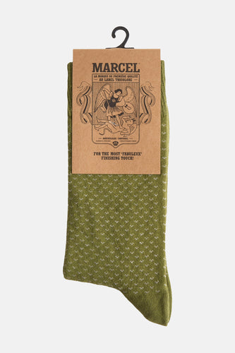 Chaussettes vert - Le Fabuleux Marcel de Bruxelles - Le Fabuleux Marcel de Bruxelles