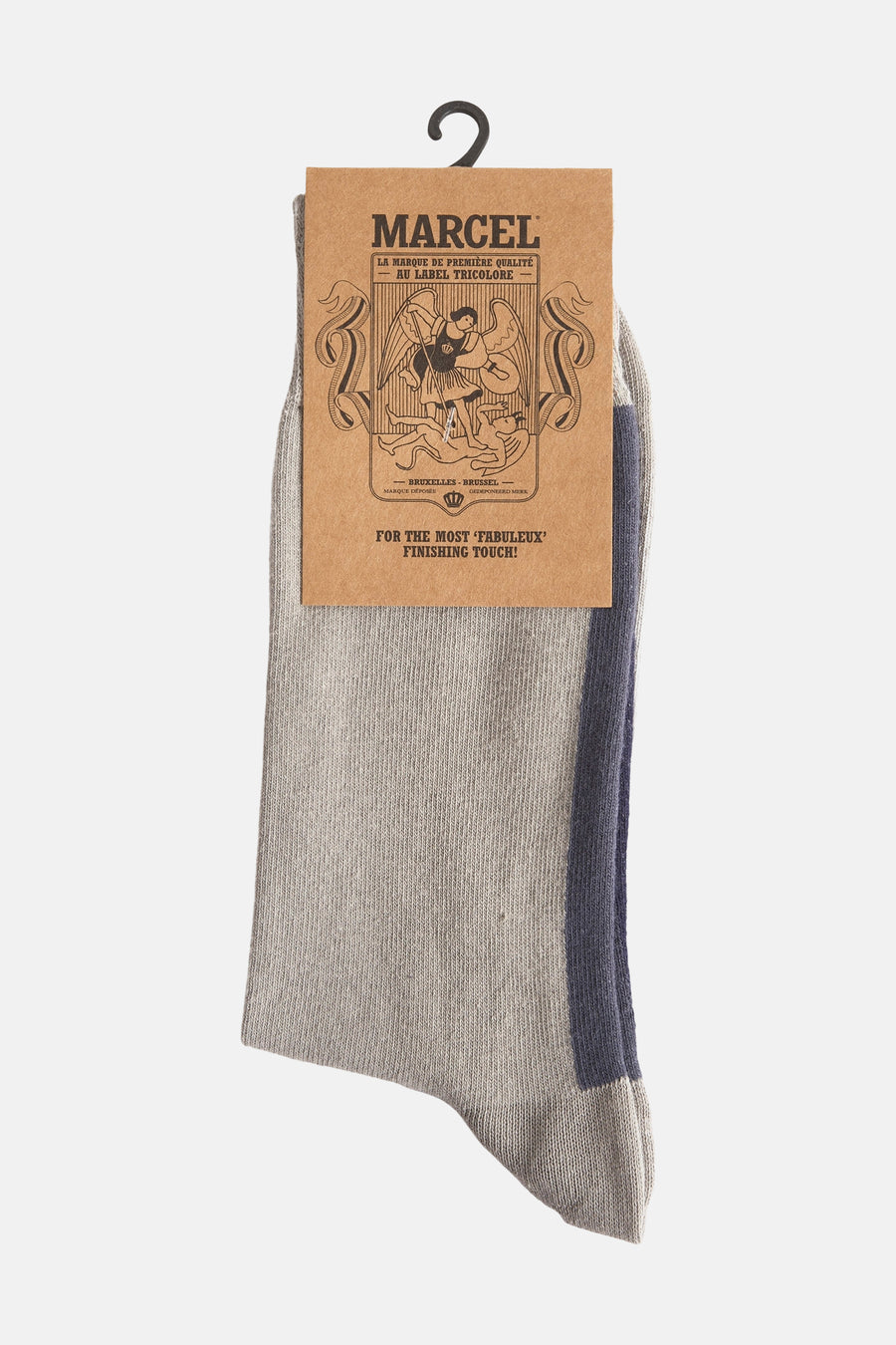 Chaussettes gris - Le Fabuleux Marcel de Bruxelles - Le Fabuleux Marcel de Bruxelles