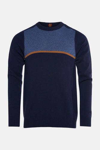 Pull met ronde hals - blauw - Le Fabuleux Marcel de Bruxelles