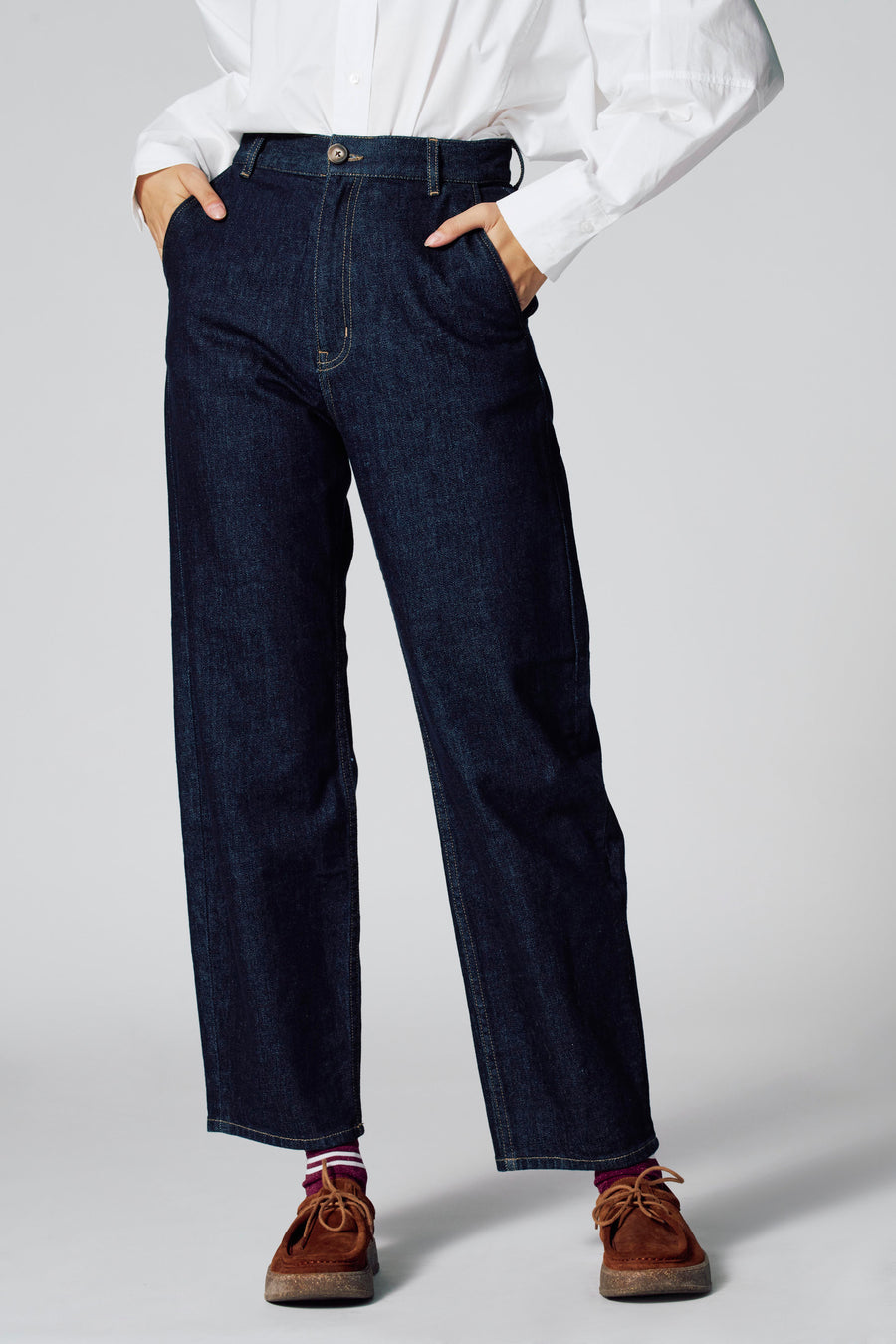 LE JEAN CHINO - dark blue denim - Le Fabuleux Marcel de Bruxelles