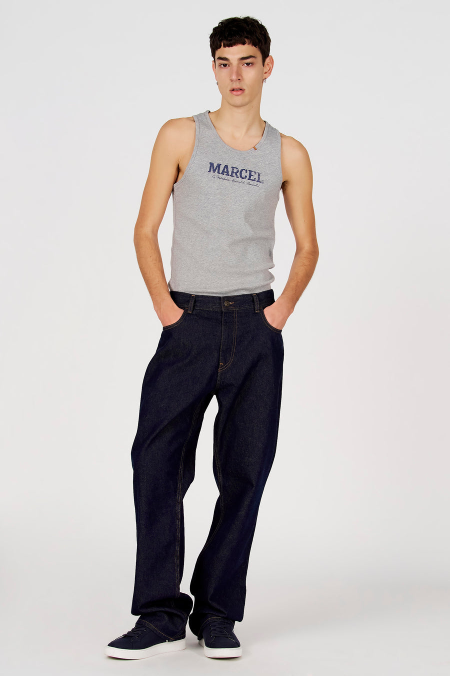 Le Jean Relaxed - Dark blue denim