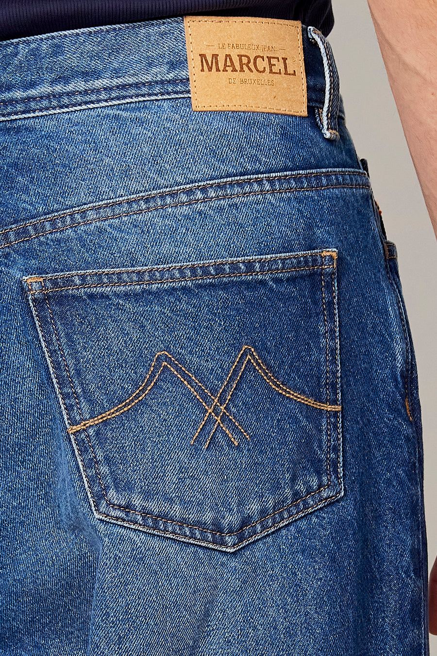 Le Jean Wide - Mid blue denim