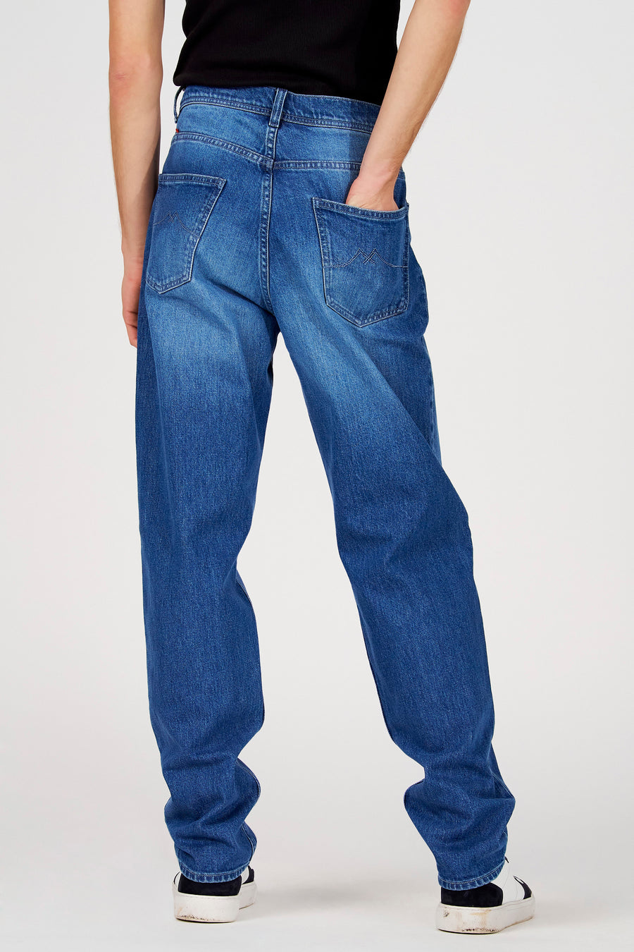 Le Jean Straight - mid blue denim