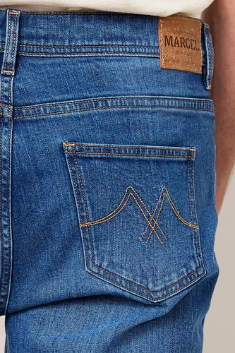 Le Jean - mid blue denim