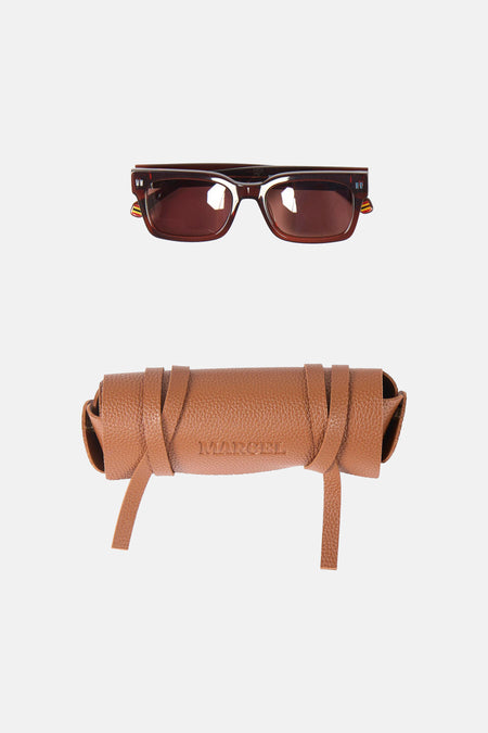 Lunettes de soleil - brun