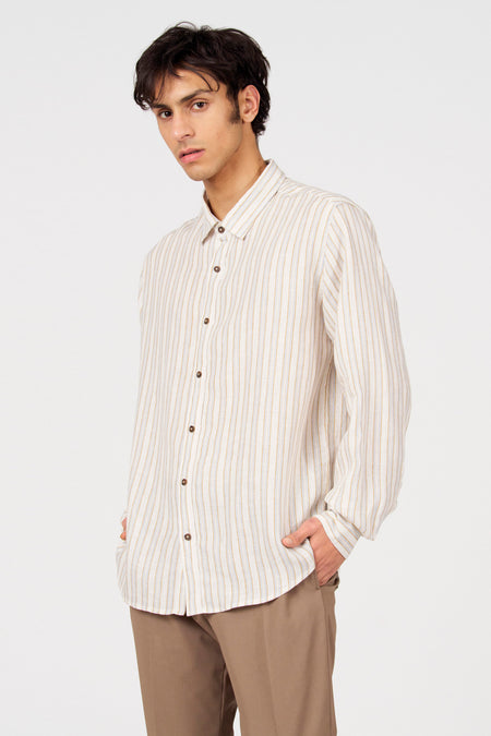 Hemd (lange mouwen) blauw - Le Fabuleux Marcel de Bruxelles