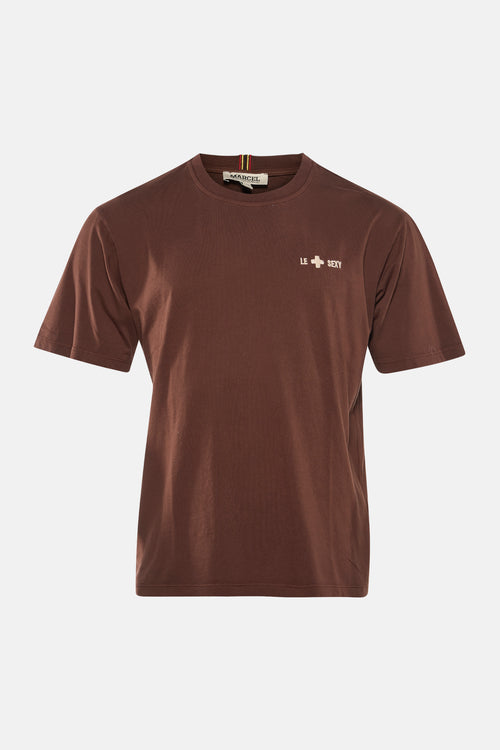 T-shirt met korte mouwen - bruin