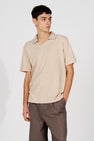 Polo à manches courtes - Beige