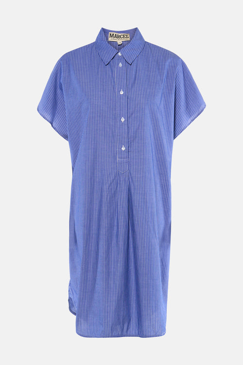 Robe à manches courtes - Bleu