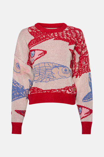 Pull met ronde hals - multicolor - Le Fabuleux Marcel de Bruxelles - 1