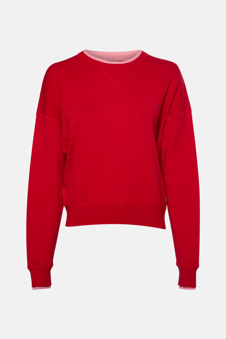 Trui met ronde hals rood - Le Fabuleux Marcel de Bruxelles