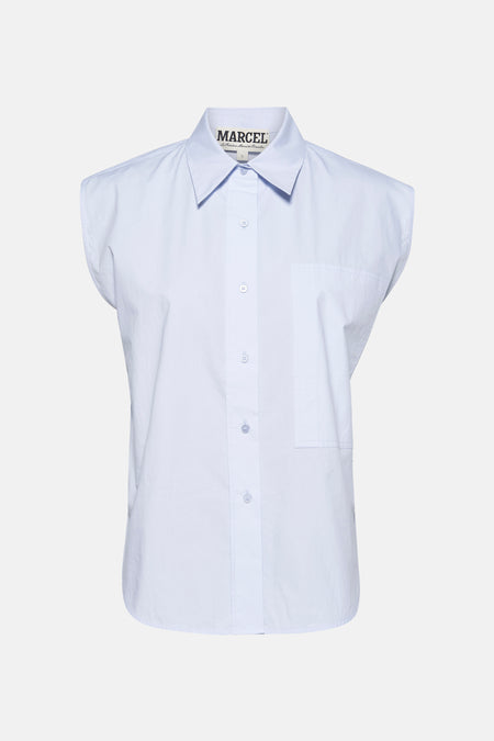 Hemd (zonder mouwen) blauw - Le Fabuleux Marcel de Bruxelles