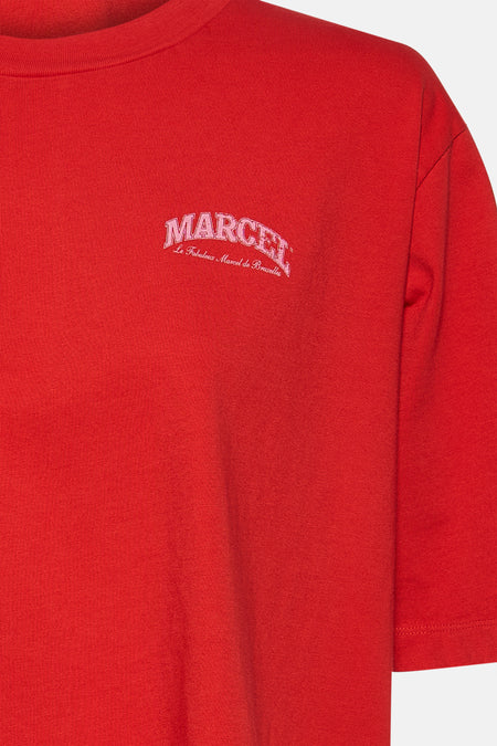 T-shirt (korte mouwen) rood - Le Fabuleux Marcel de Bruxelles