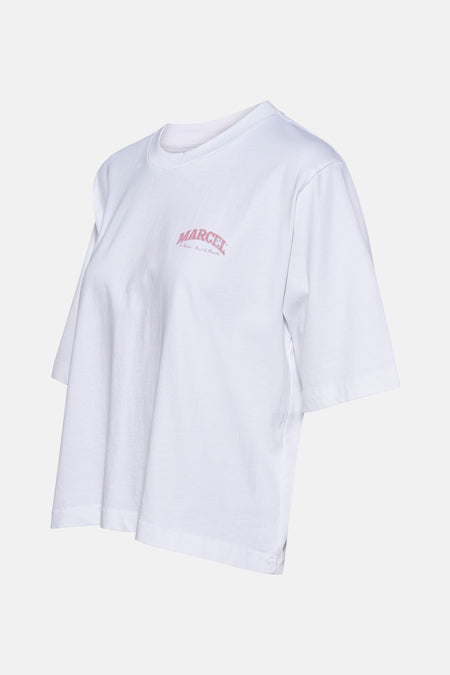 T-shirt (korte mouwen) wit - Le Fabuleux Marcel de Bruxelles