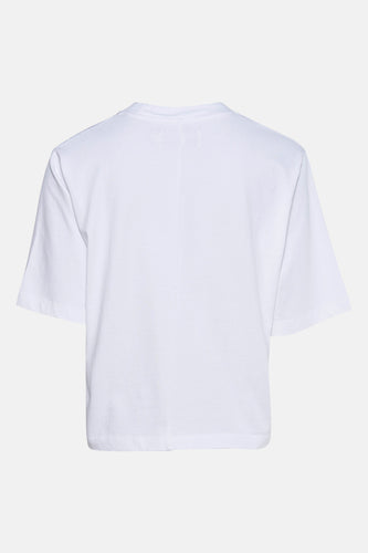 Wit T-shirt van achteren.