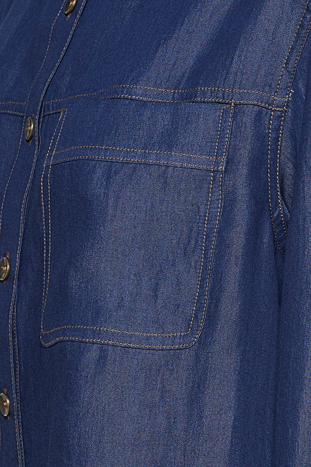 Hemd (lange mouwen) dark blue denim - Le Fabuleux Marcel de Bruxelles