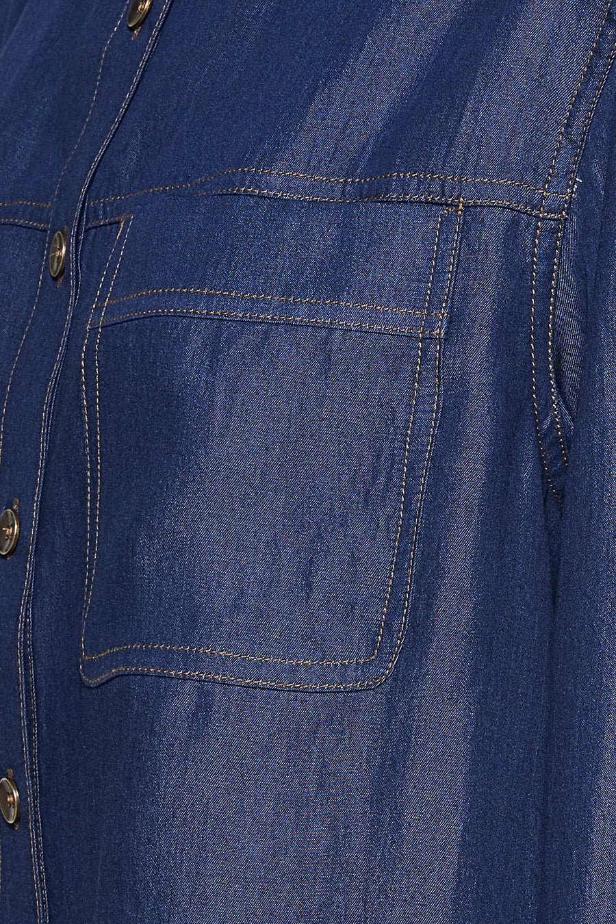 Hemd (lange mouwen) dark blue denim - Le Fabuleux Marcel de Bruxelles - Le Fabuleux Marcel de Bruxelles - 3