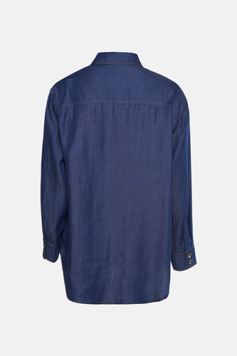 Hemd (lange mouwen) dark blue denim - Le Fabuleux Marcel de Bruxelles - Le Fabuleux Marcel de Bruxelles - 5