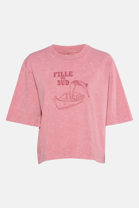 T-shirt met korte mouwen - roze
